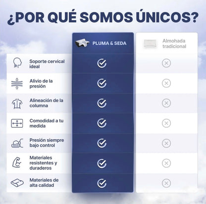 PLUMA & SEDA - La almohada que transforma tu descanso